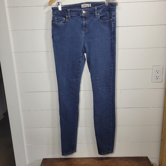 Vineyard Vines Jeans Women's sz 8 Mid Rise Skinny Leg Denim Jeans - Picture 2 of 10
